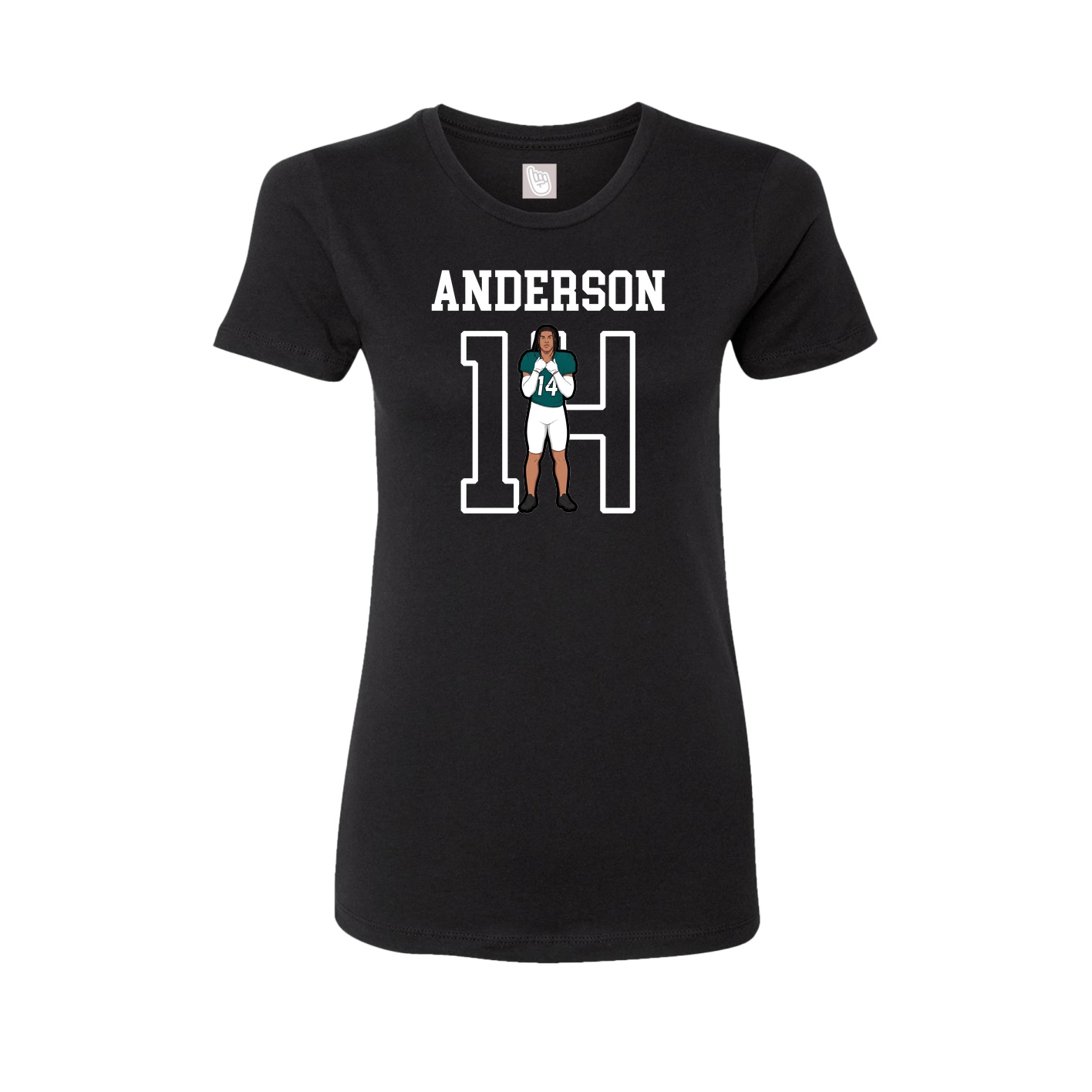 Fitted Women's Tee — Shirsey in Black