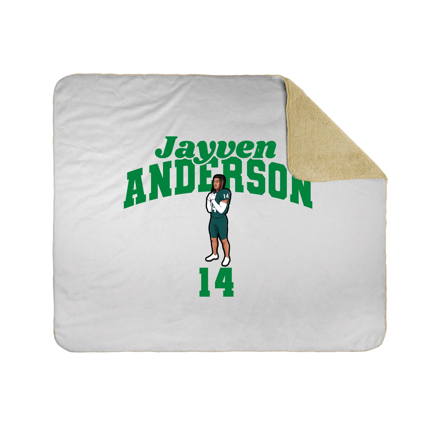 Throw Blanket — Signature Arch in White