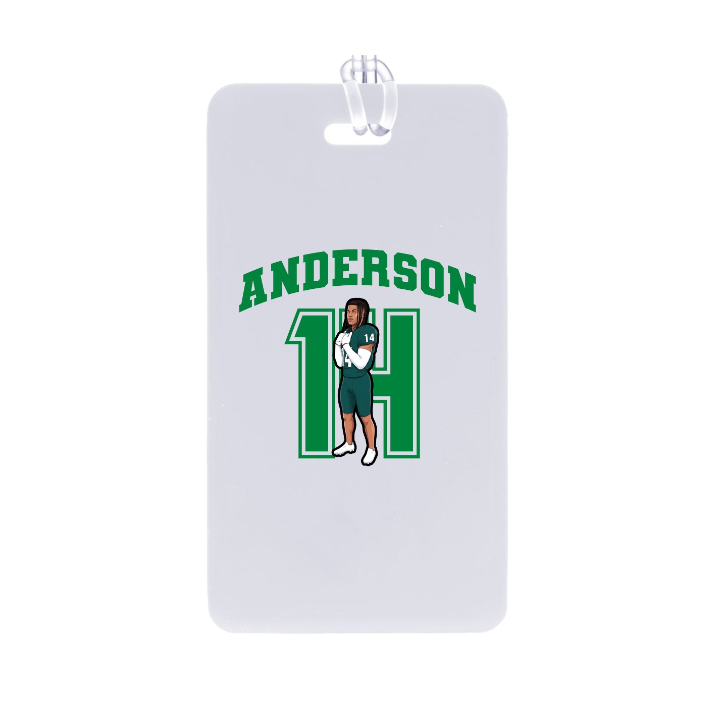 Bag Tag — Number in Classic
