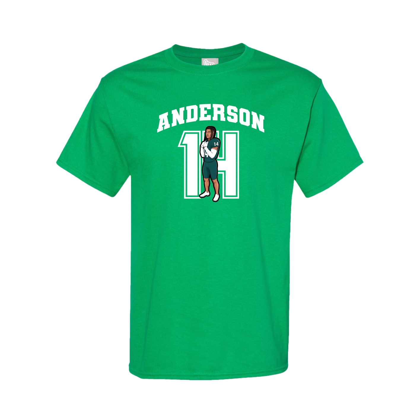 Tee — Number in Green