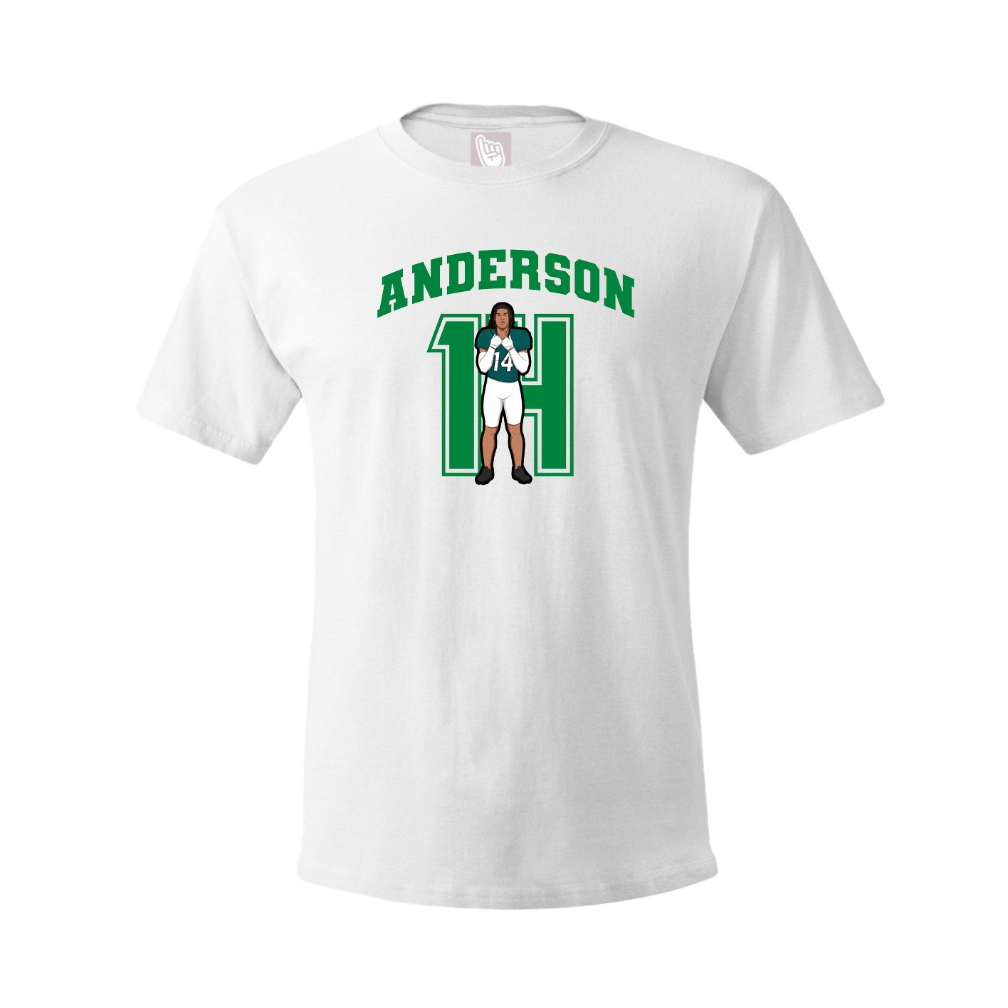 Tee — Number in White