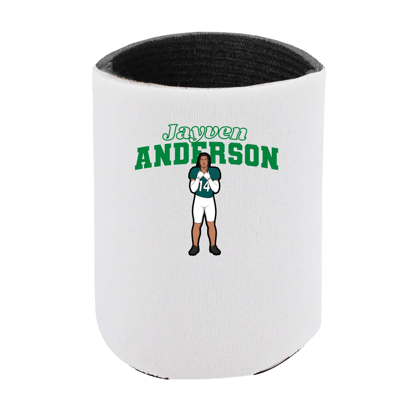 Can Holder — Name Arch in White