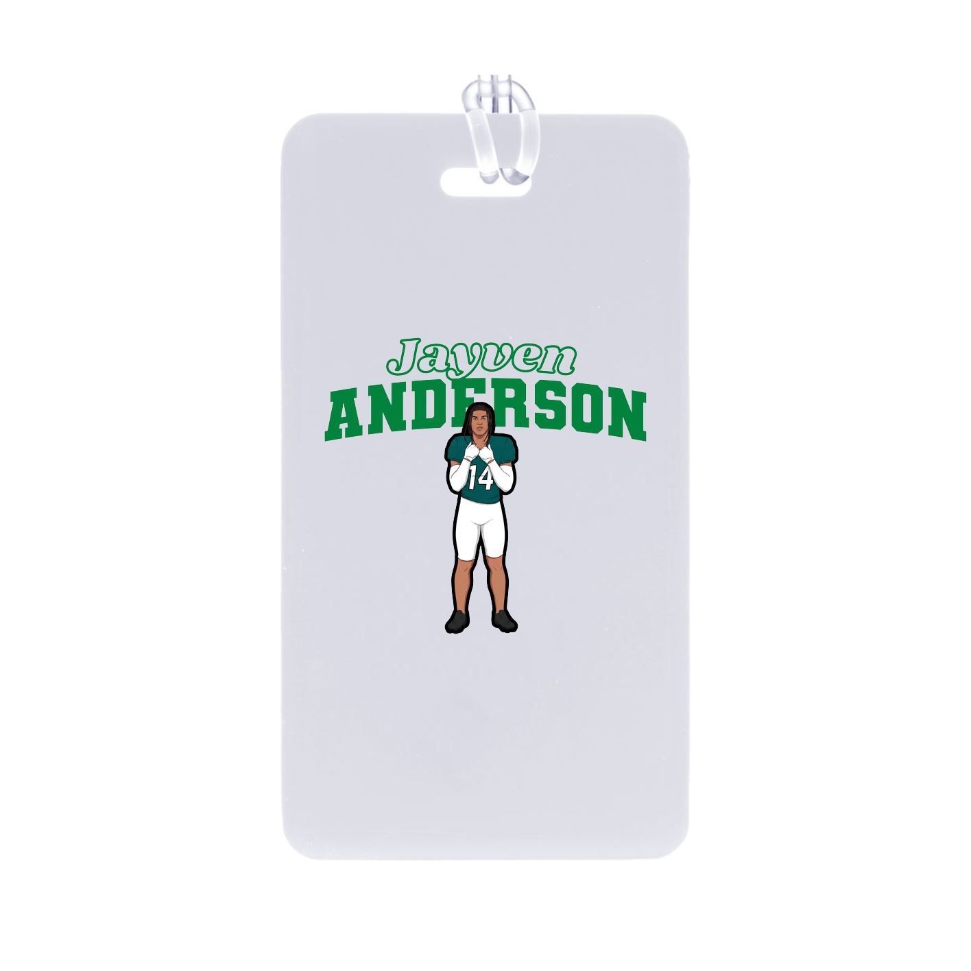 Bag Tag — Name Arch in Classic