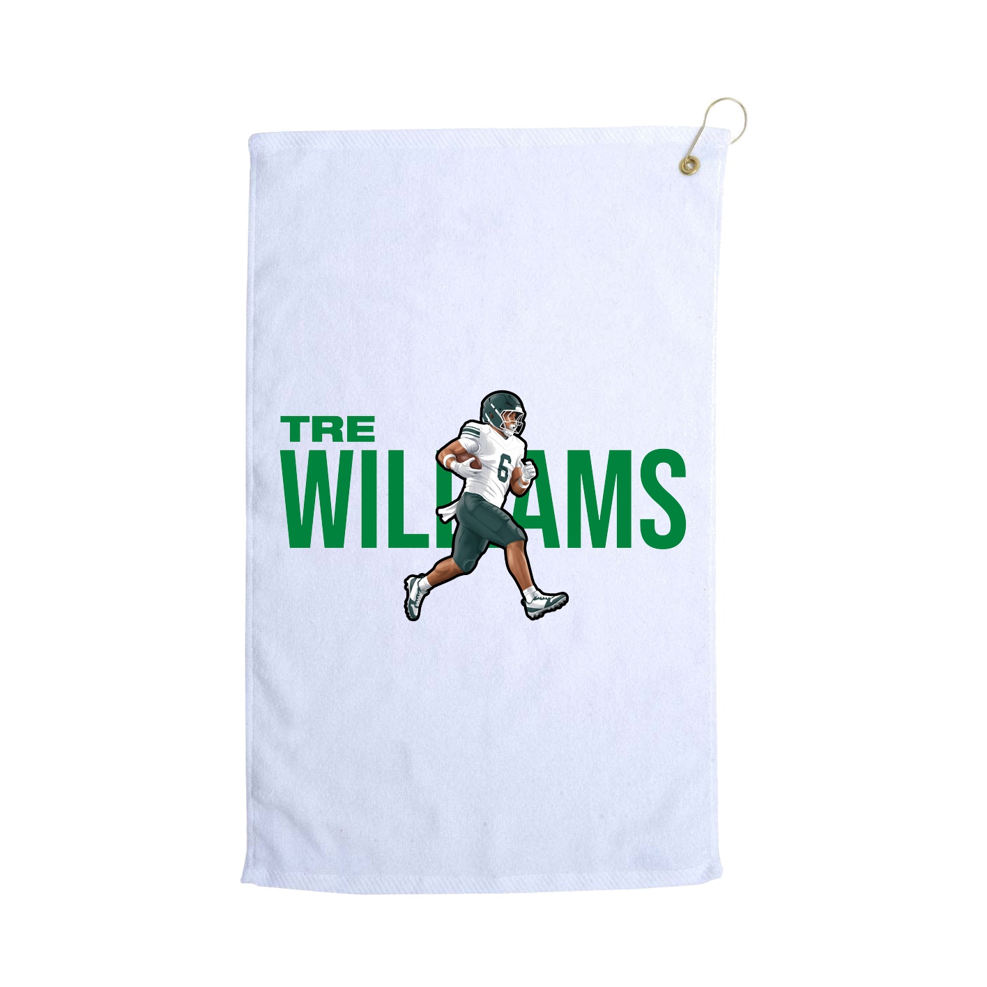 Golf Towel — Player Name in White