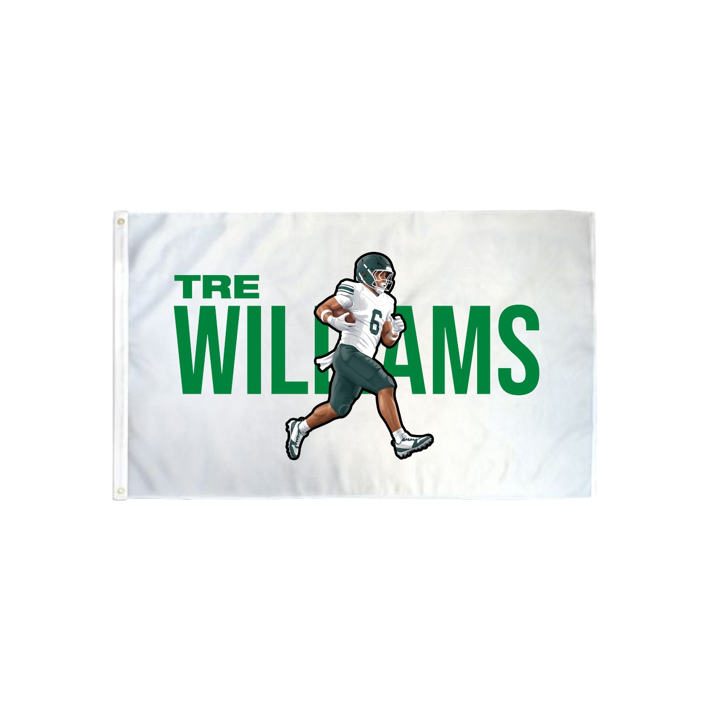 3x5 Flag — Player Name in Classic