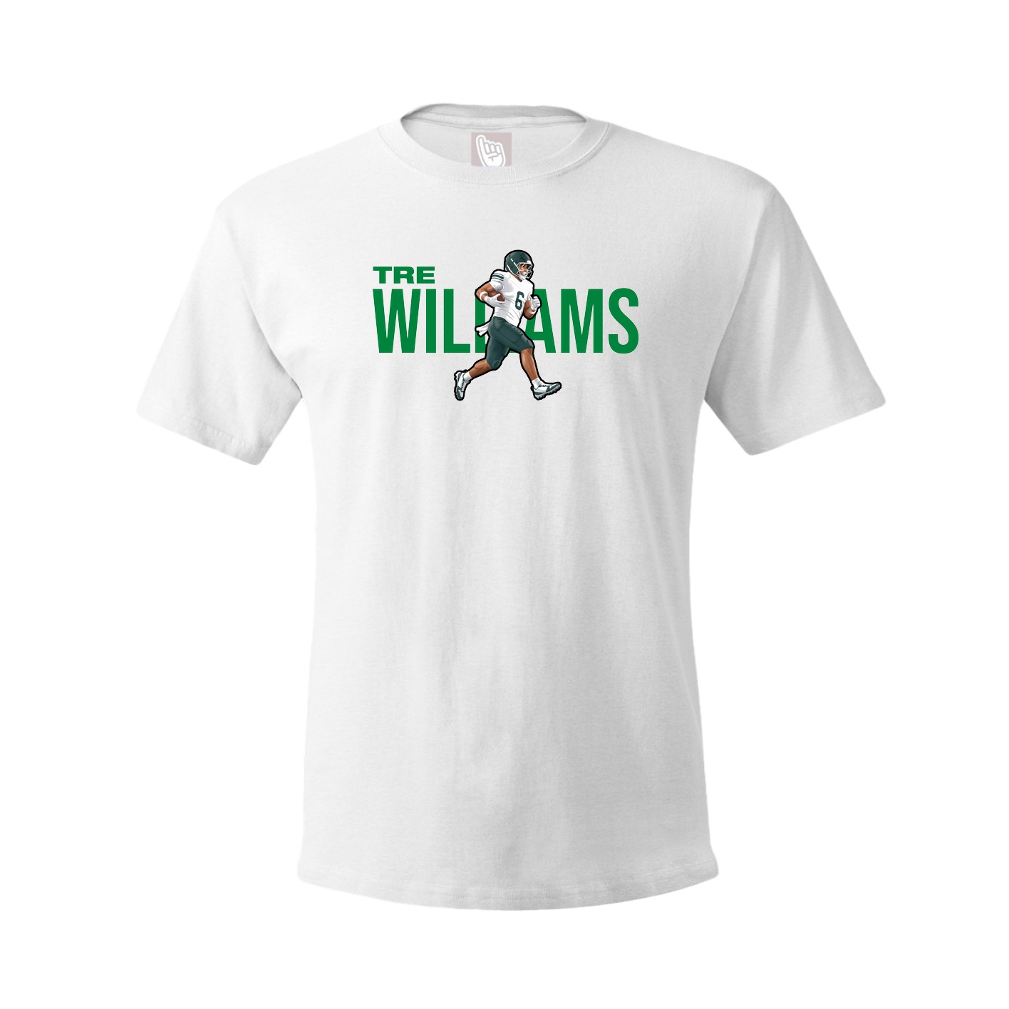 Youth Tee — Player Name in White