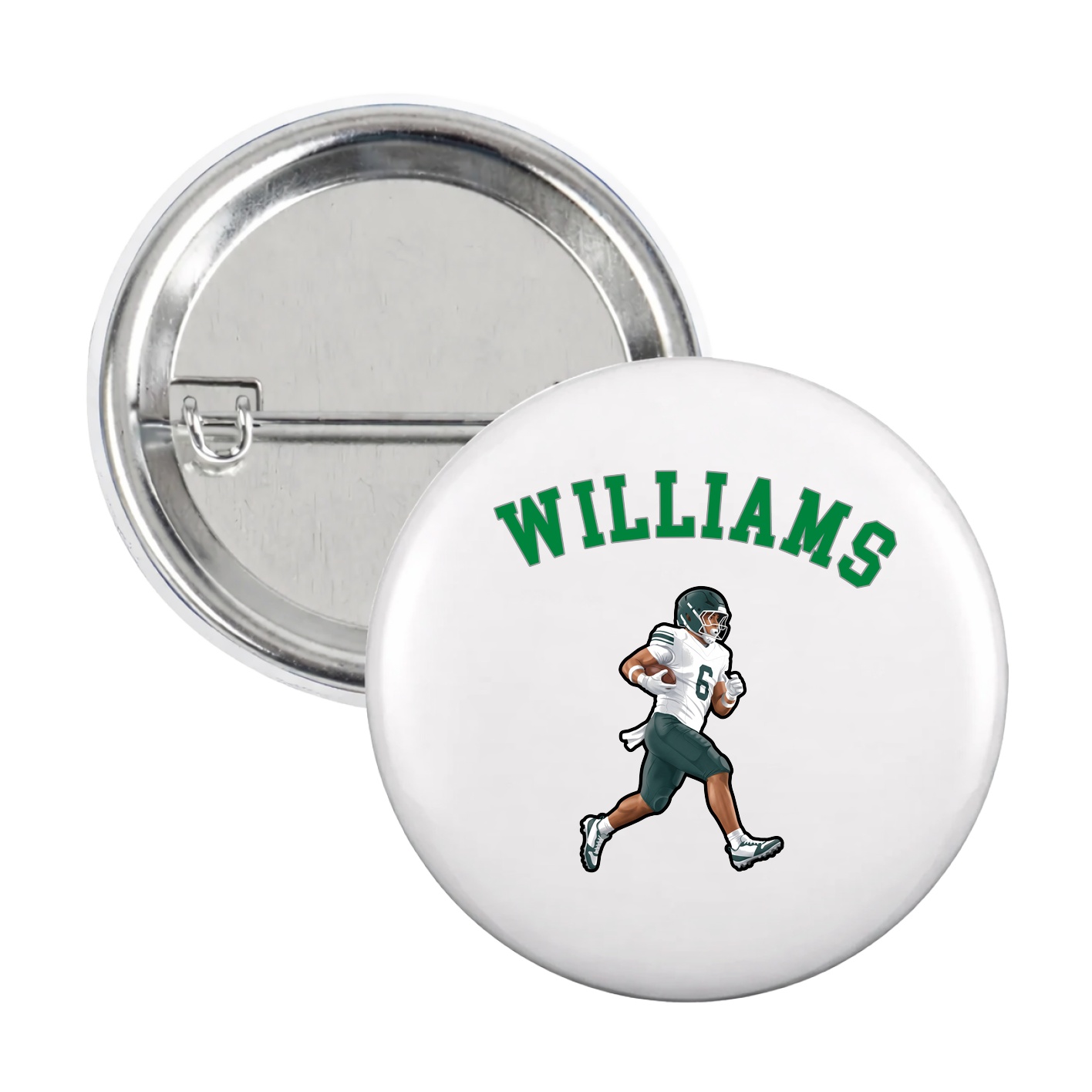Game Day Button — Shirsey Arch in White