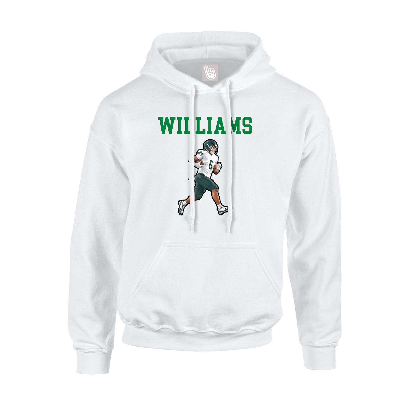 Youth Hoodie — Shirsey in White