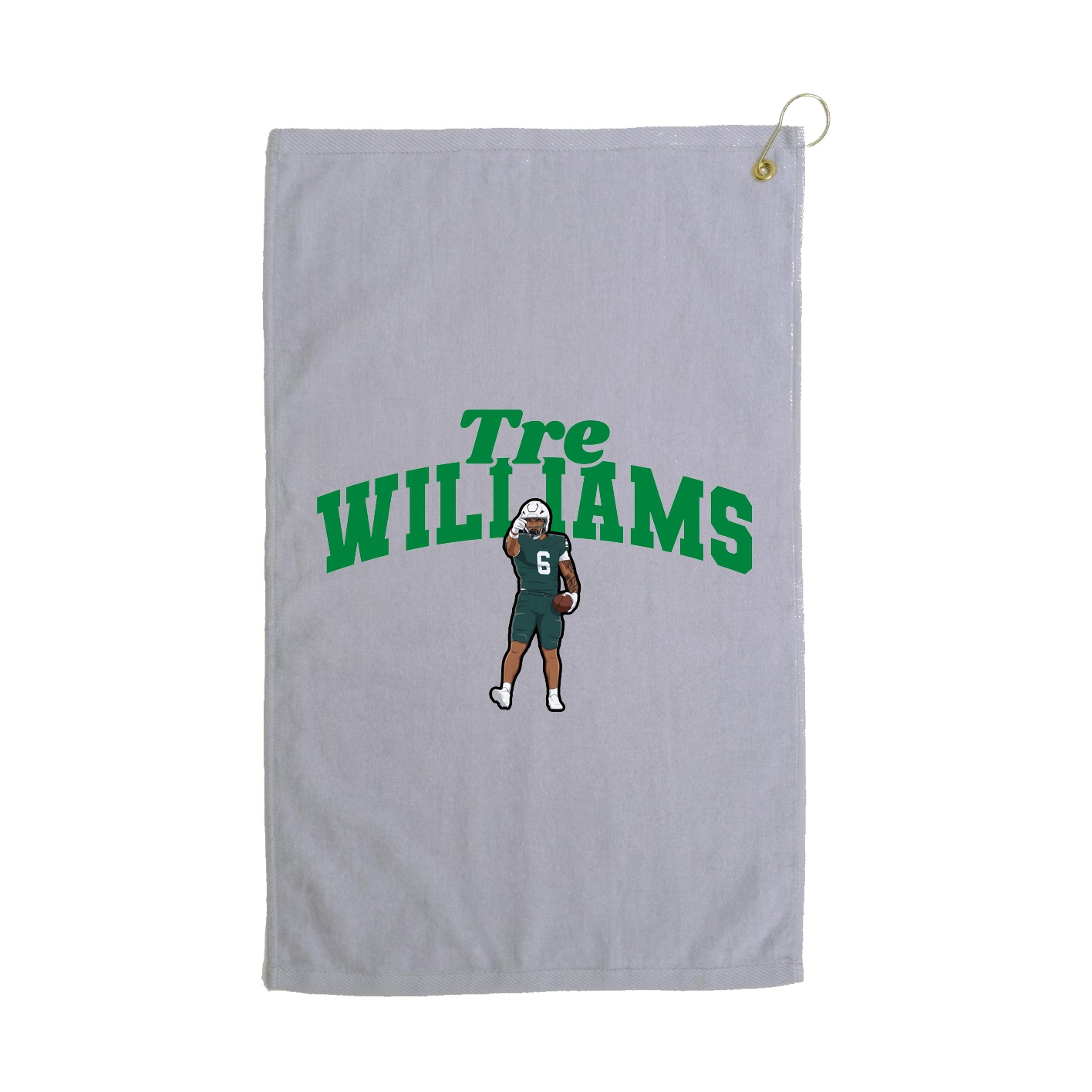 Golf Towel — Signature Arch in Grey