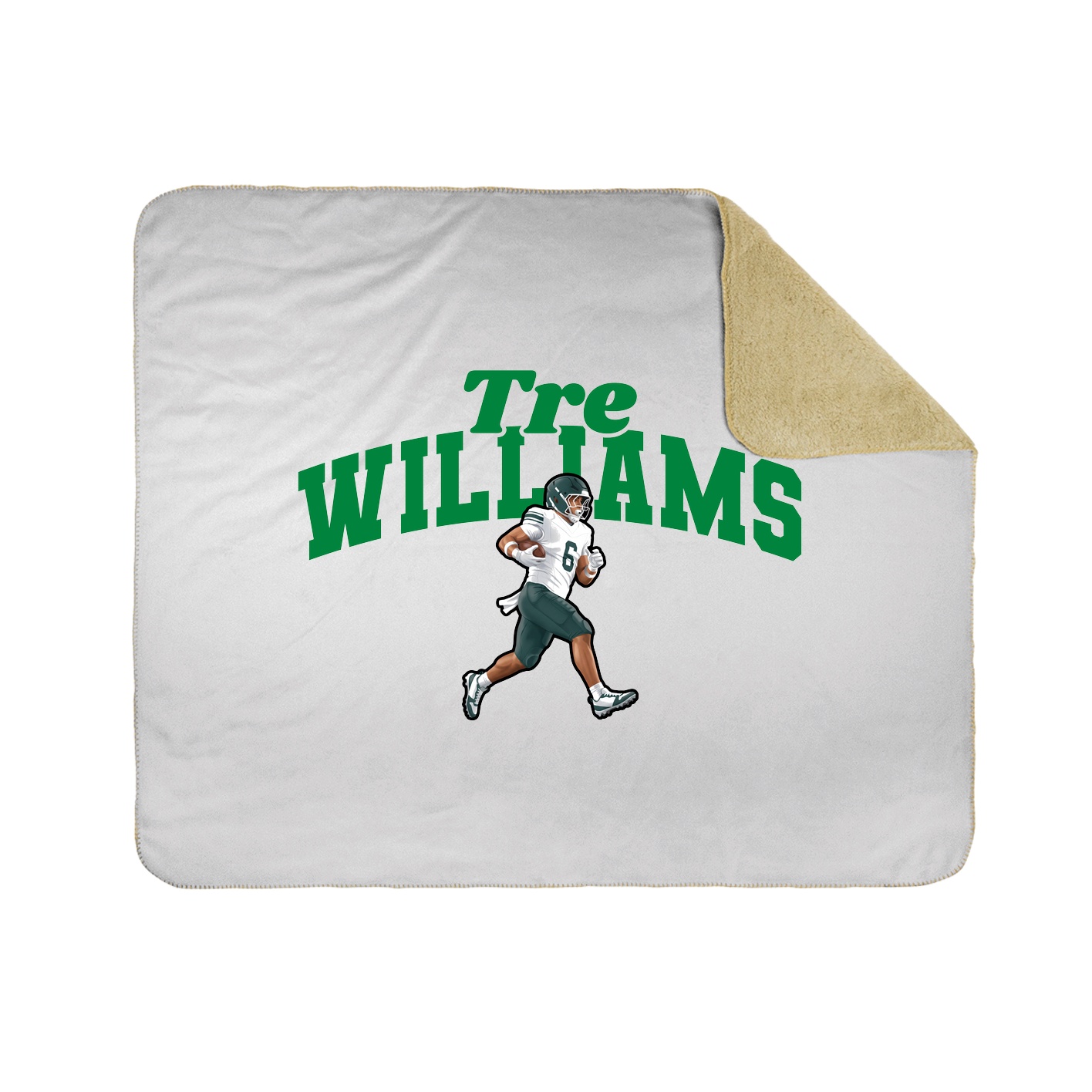 Throw Blanket — Signature Arch in White