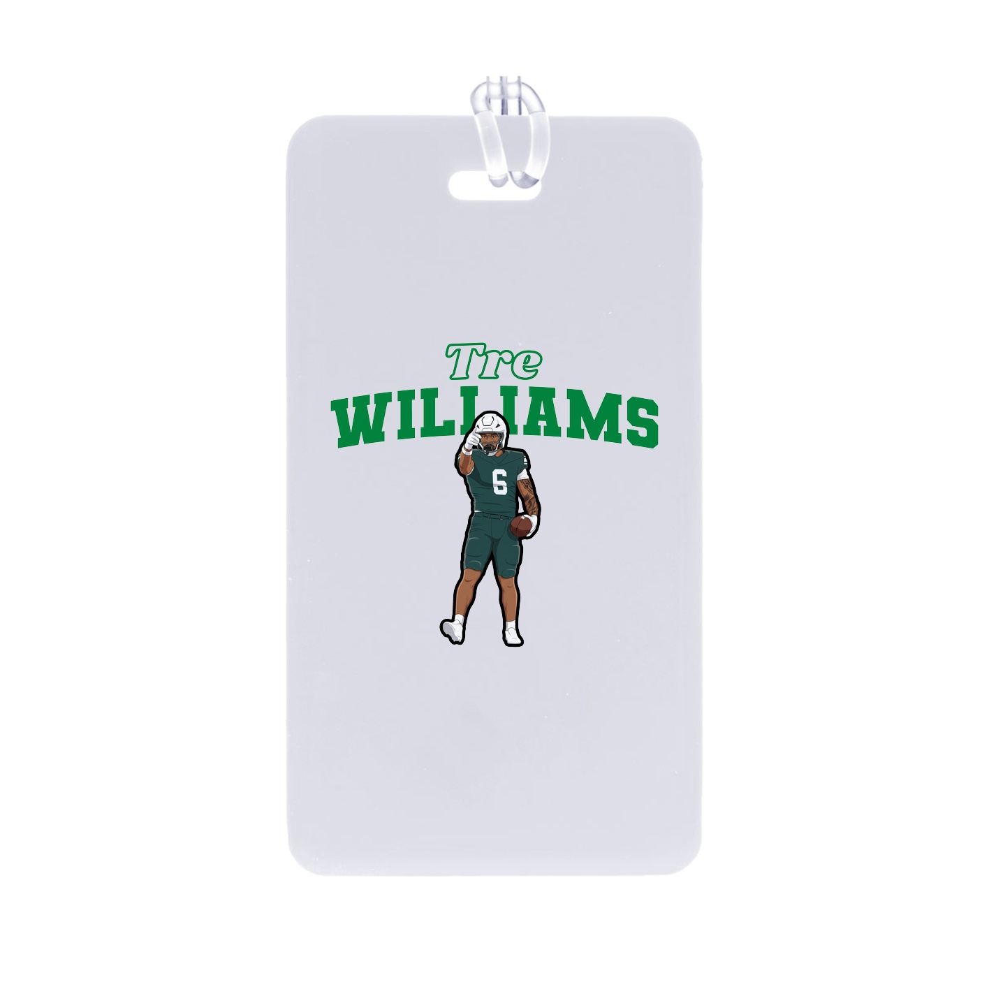 Bag Tag — Name Arch in Classic
