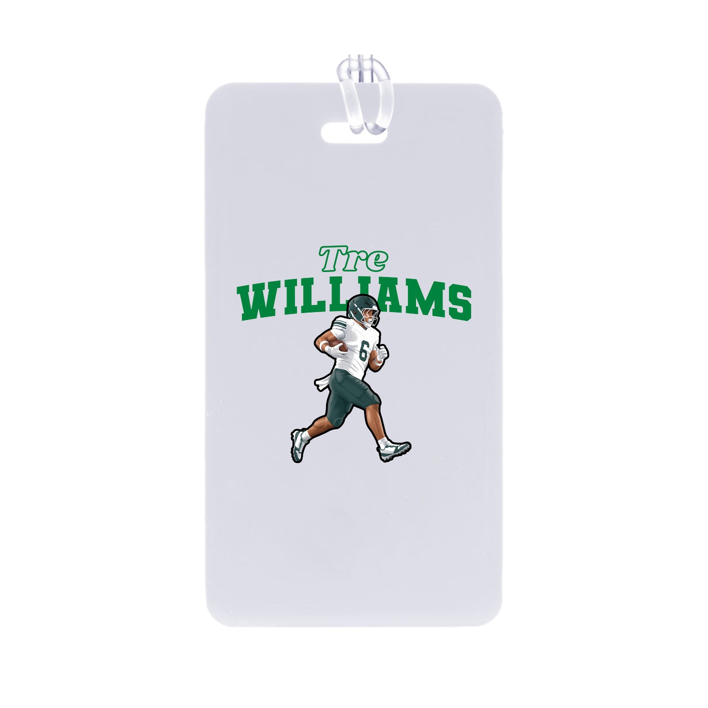 Bag Tag — Name Arch in Classic