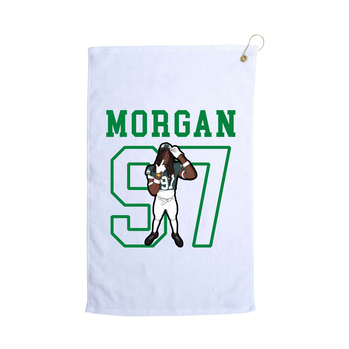 Golf Towel — Shirsey in White