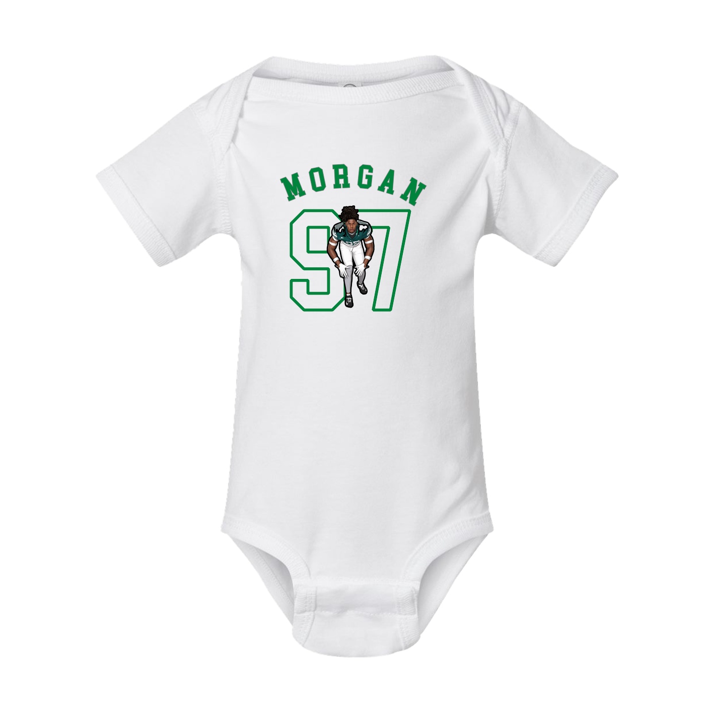 Baby Onesie — Shirsey Arch in White