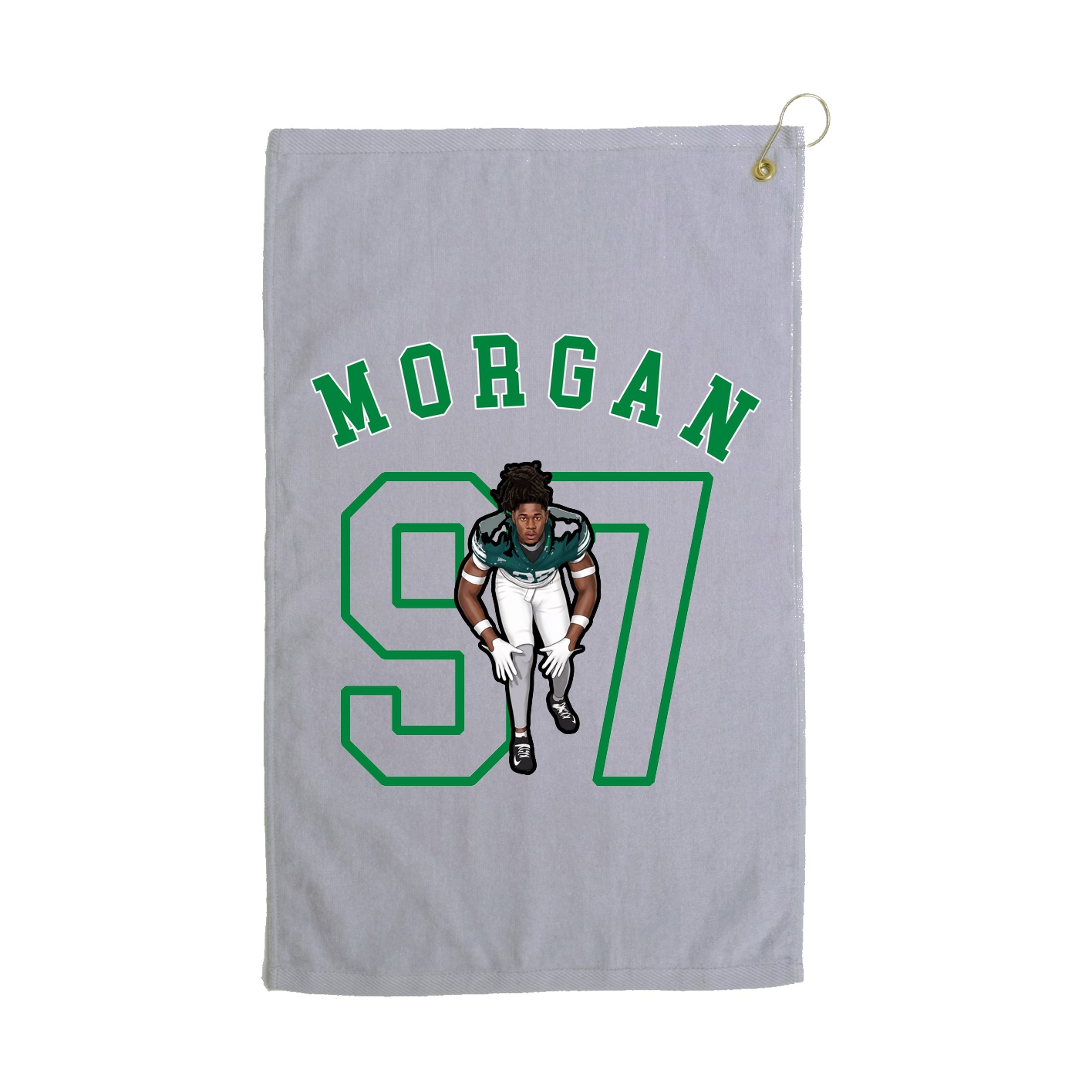 Golf Towel — Shirsey Arch in Grey