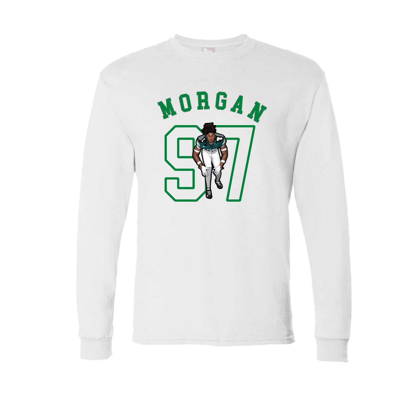 Long Sleeve Tee — Shirsey Arch in White