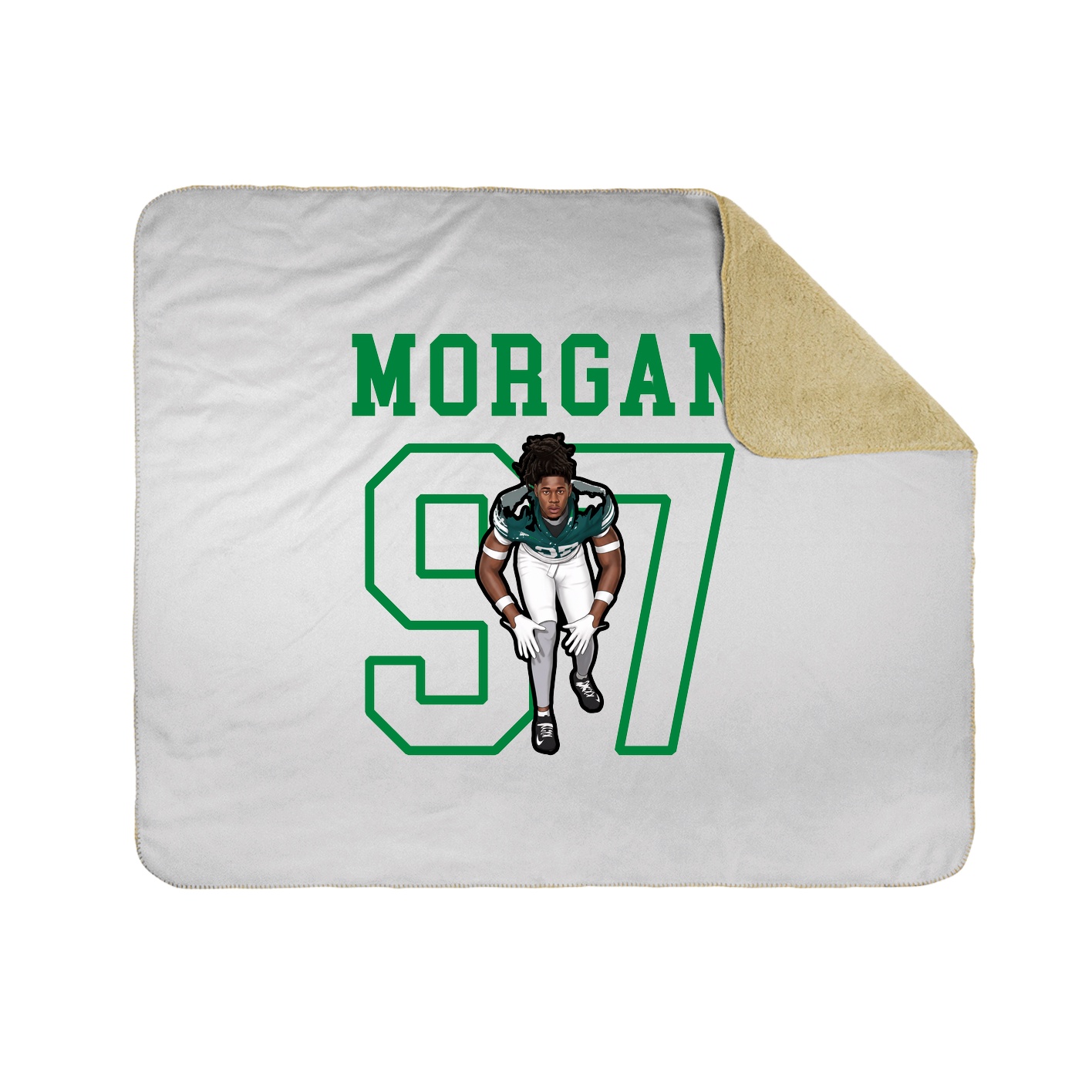 Throw Blanket — Shirsey in White