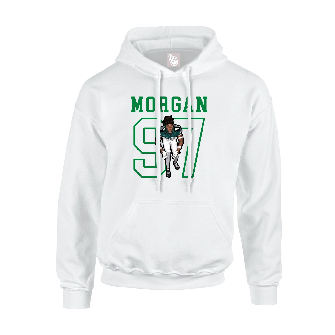 Youth Hoodie — Shirsey in White