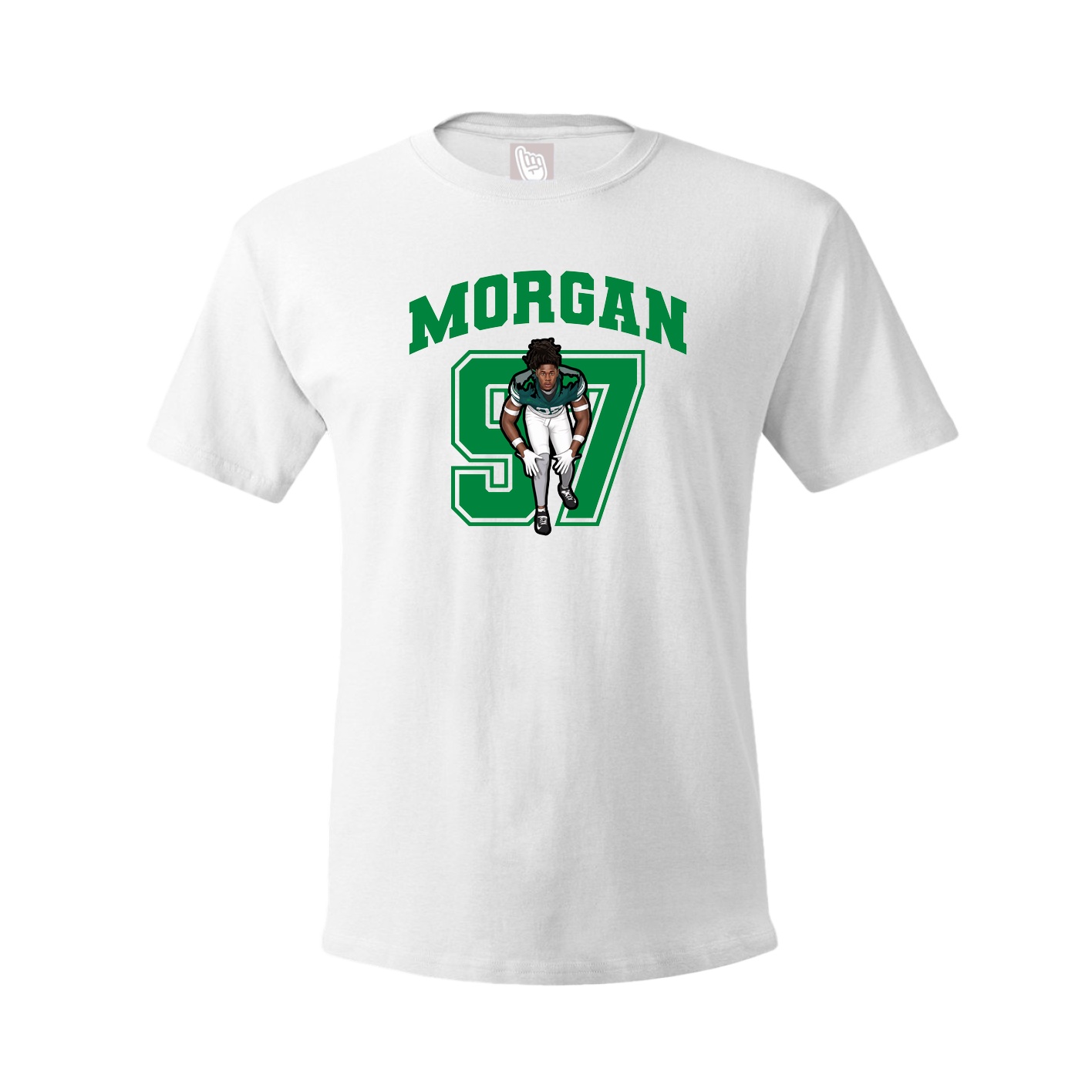 Tee — Number in White