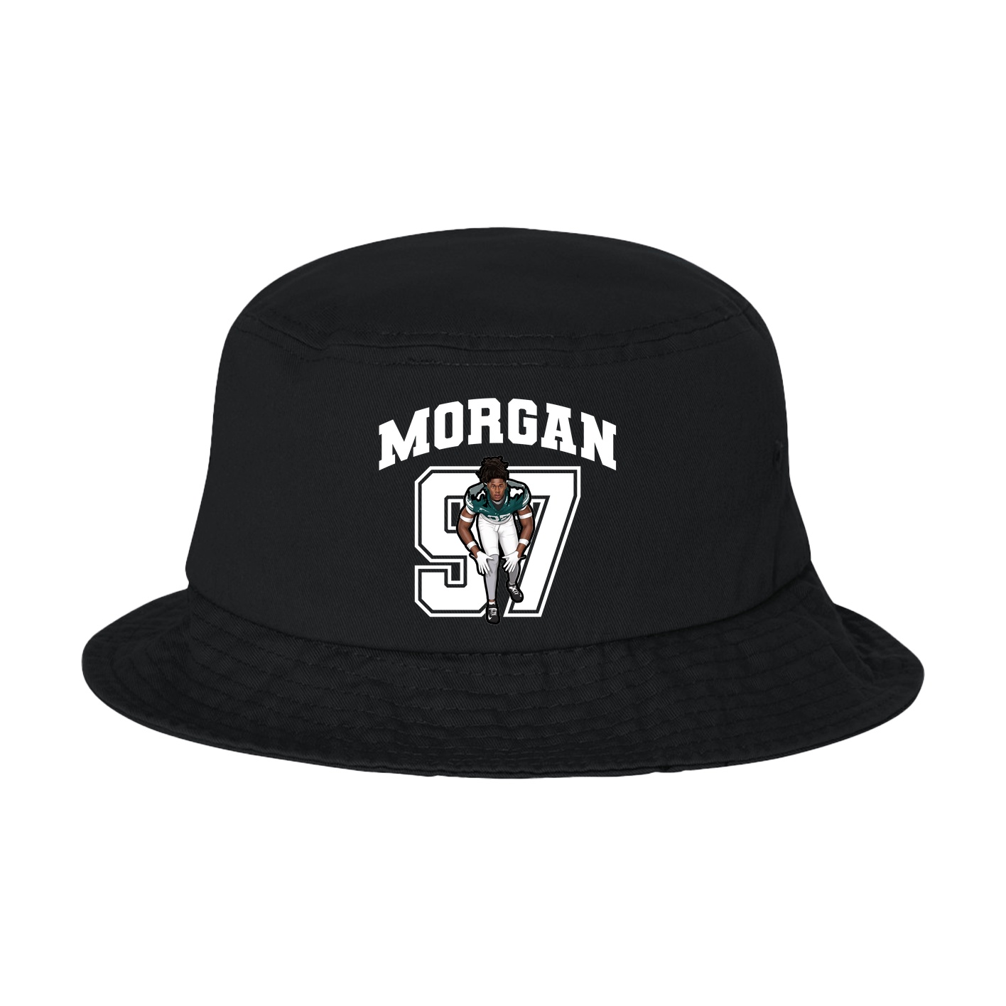 Bucket Cap — Number in Black
