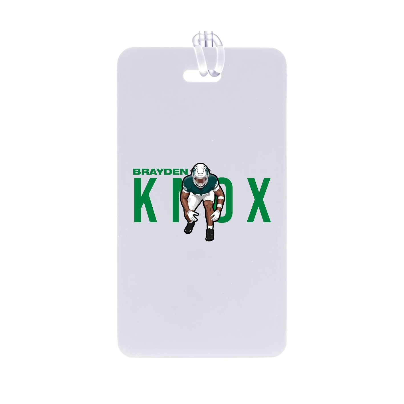 Bag Tag — Player Name in Classic