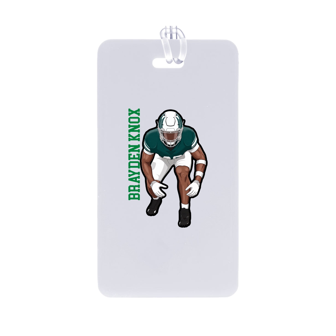 Bag Tag — Name Vertical in Classic