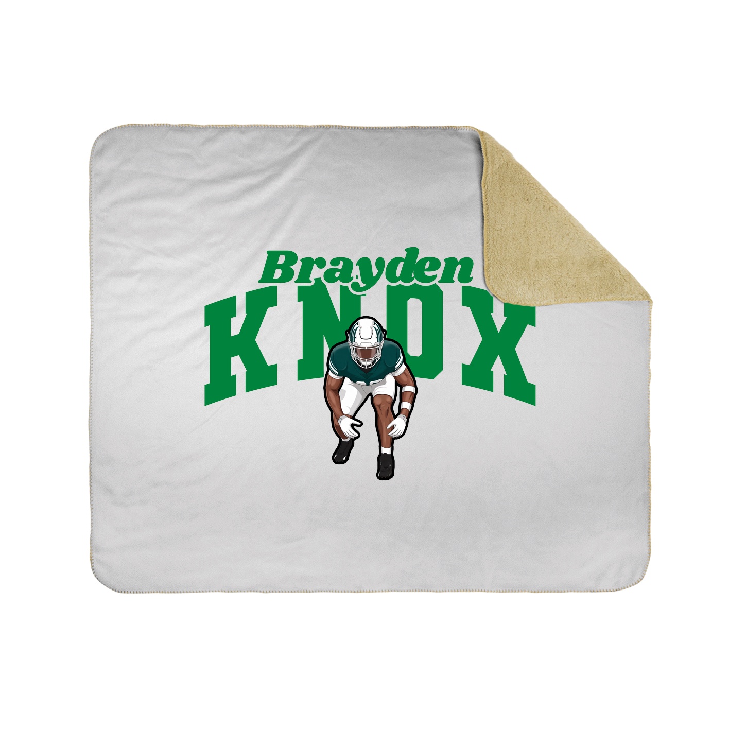 Throw Blanket — Signature Arch in White