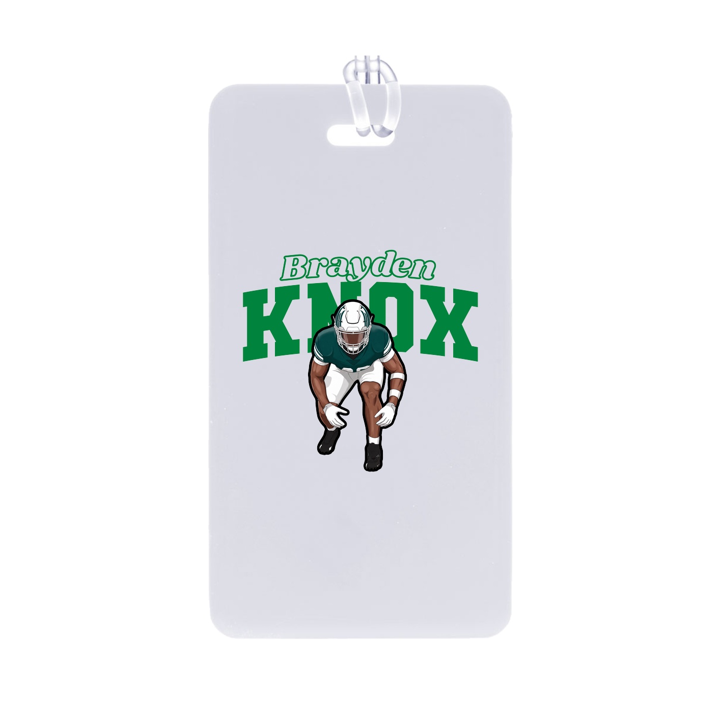 Bag Tag — Name Arch in Classic