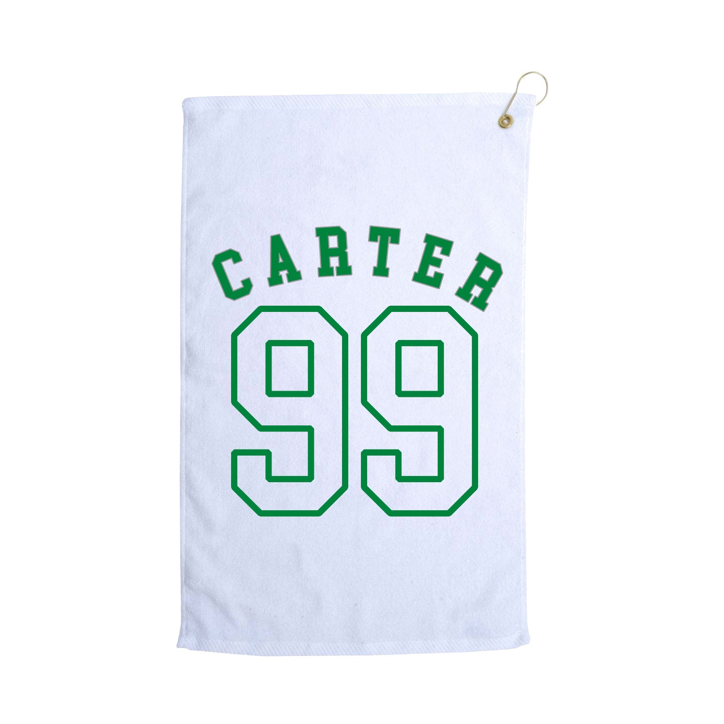 Golf Towel — Shirsey Arch in White