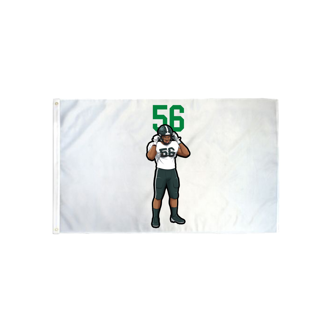 3x5 Flag — Number Top in Classic