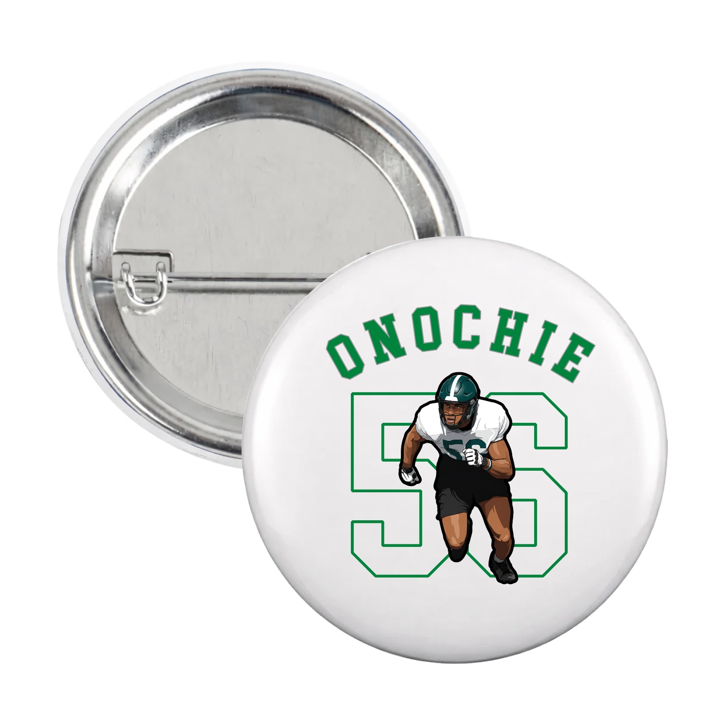 Game Day Button — Shirsey Arch in White