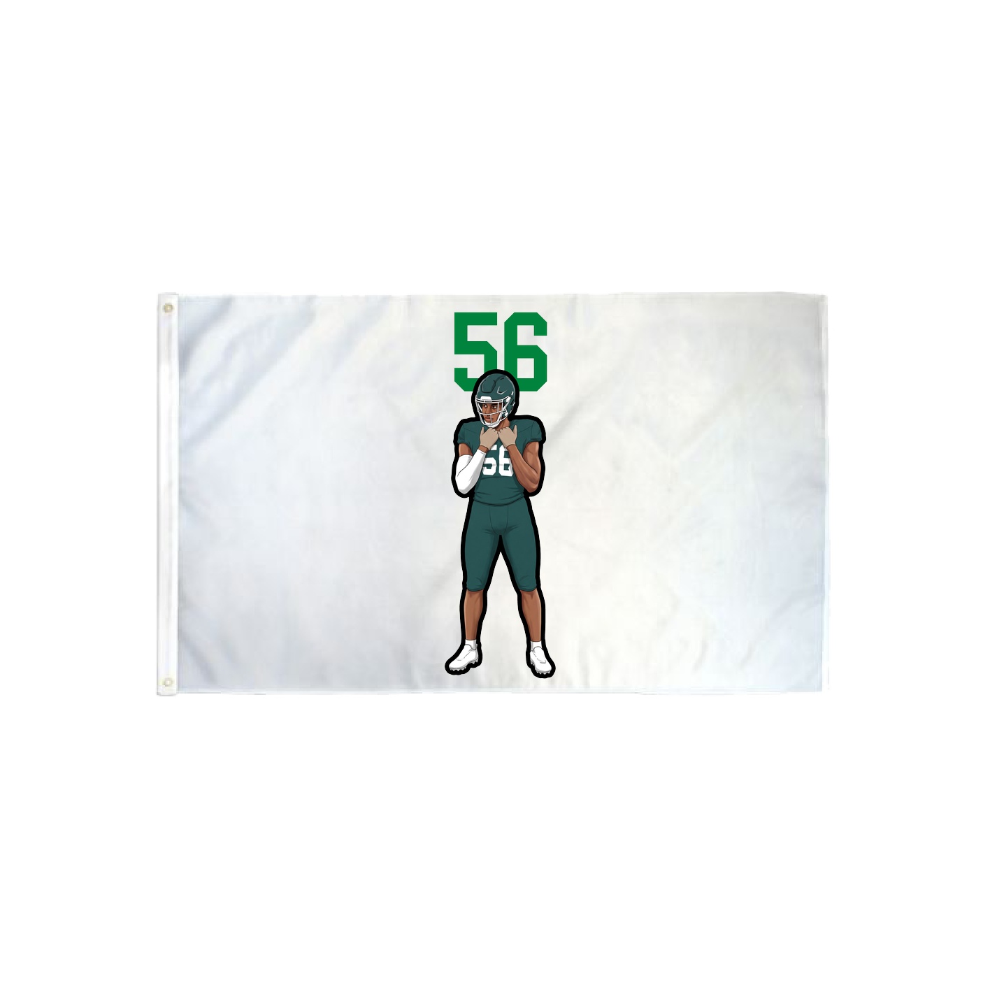 3x5 Flag — Number Top in Classic