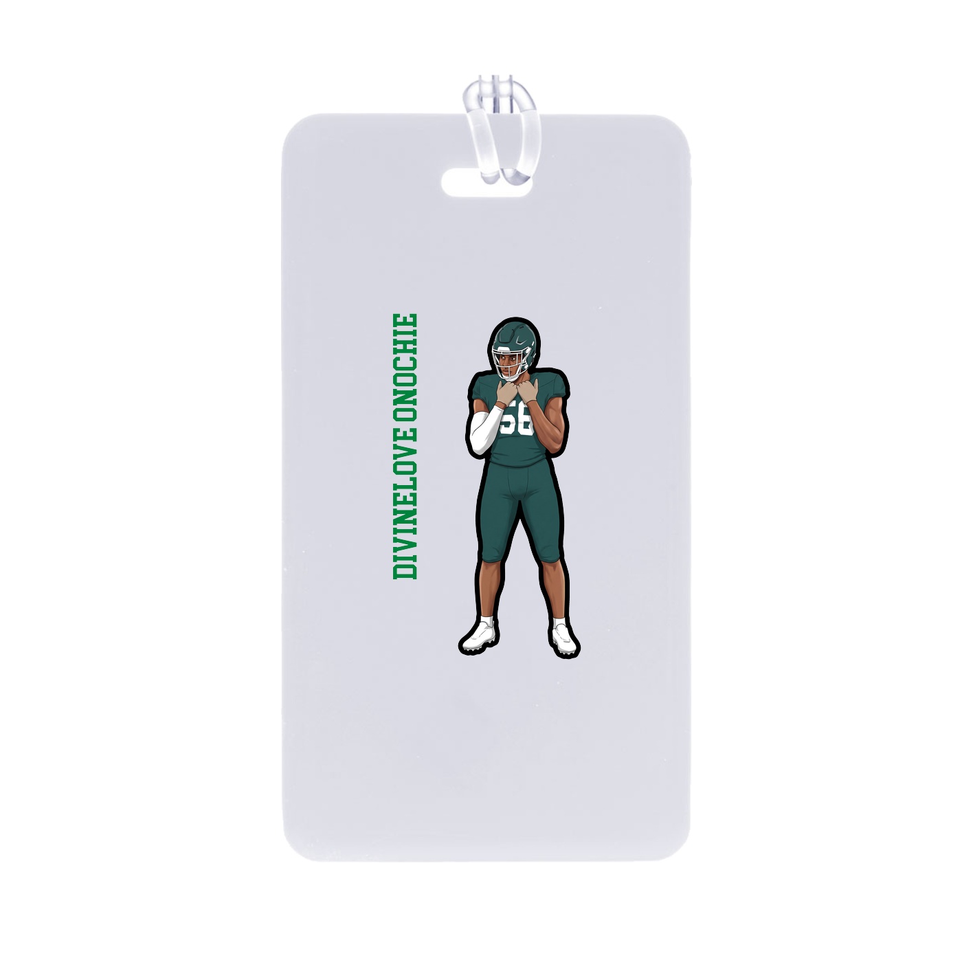 Bag Tag — Name Vertical in Classic