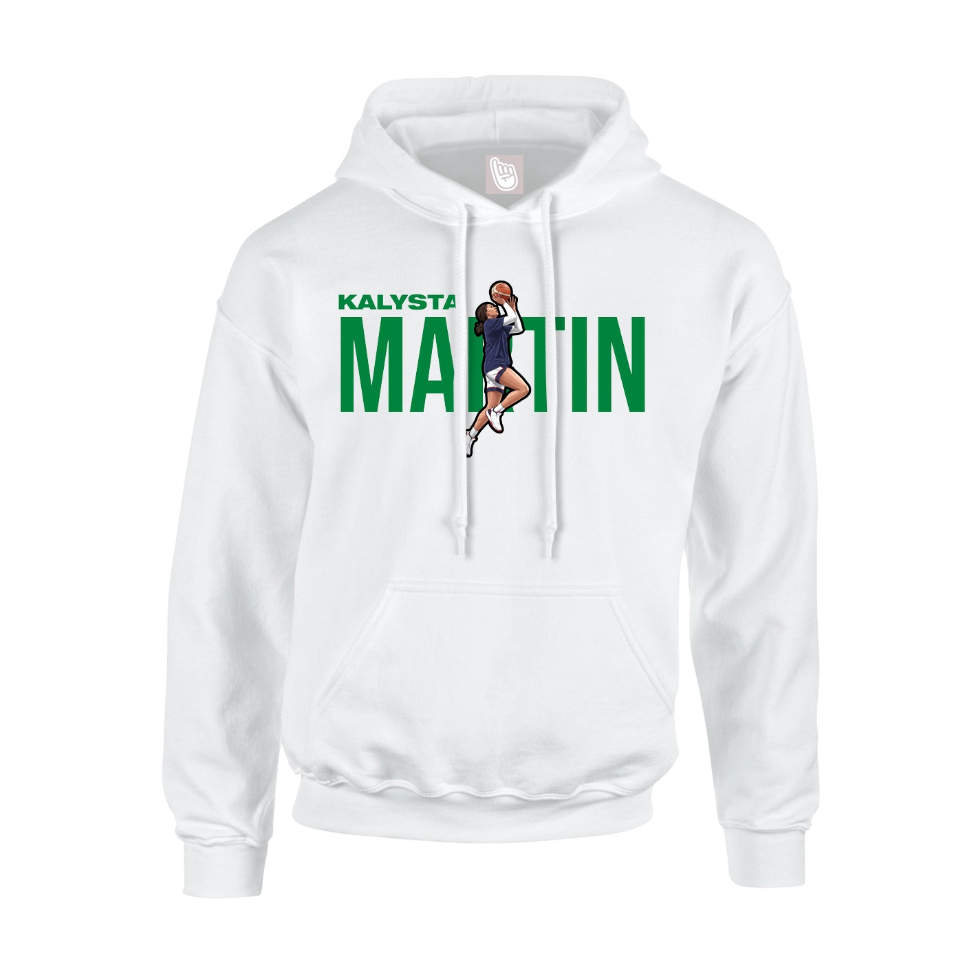 Hoodie — Player Name in White