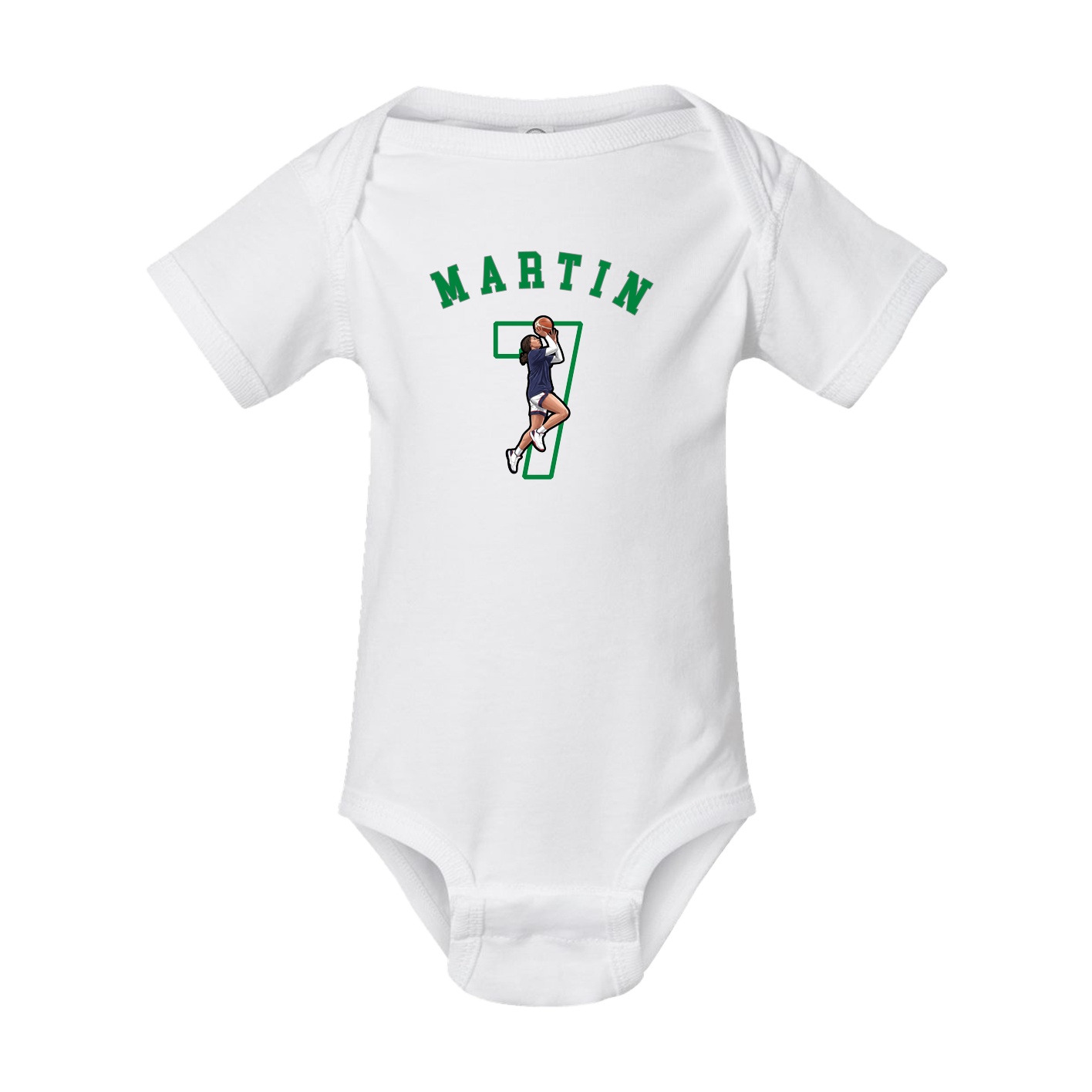 Baby Onesie — Shirsey Arch in White