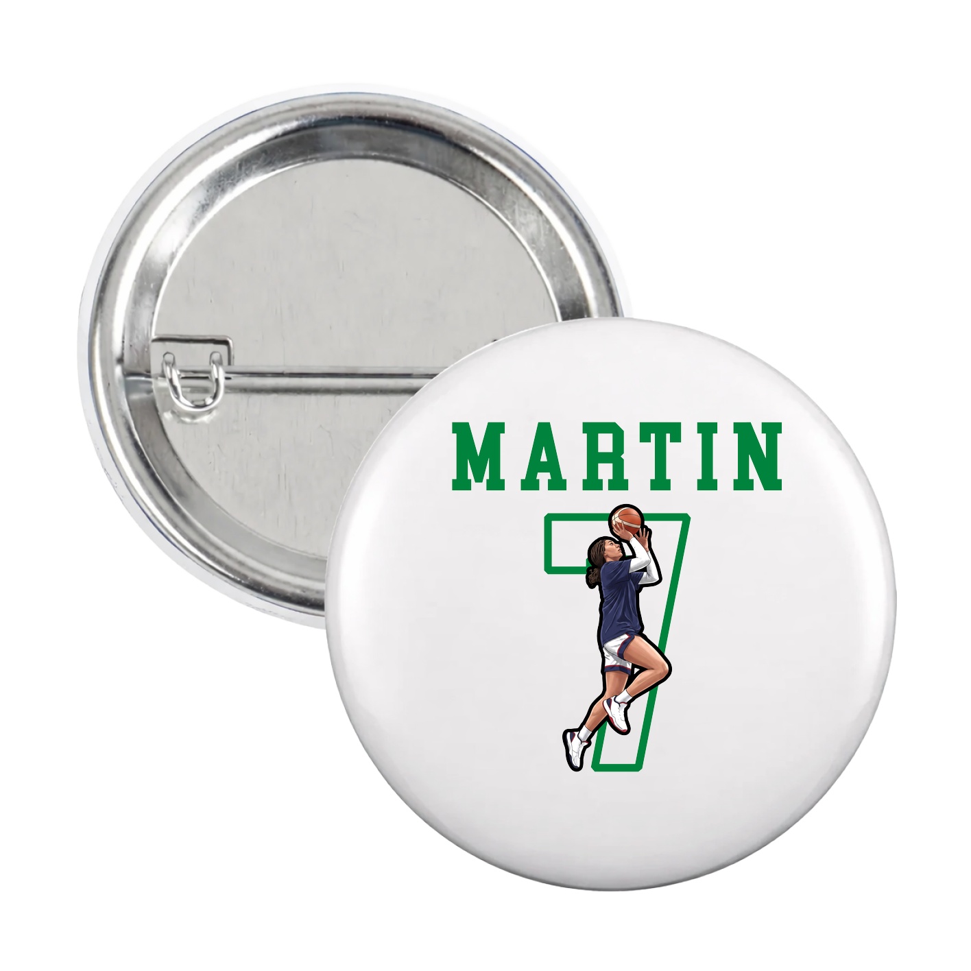 Game Day Button — Shirsey in White