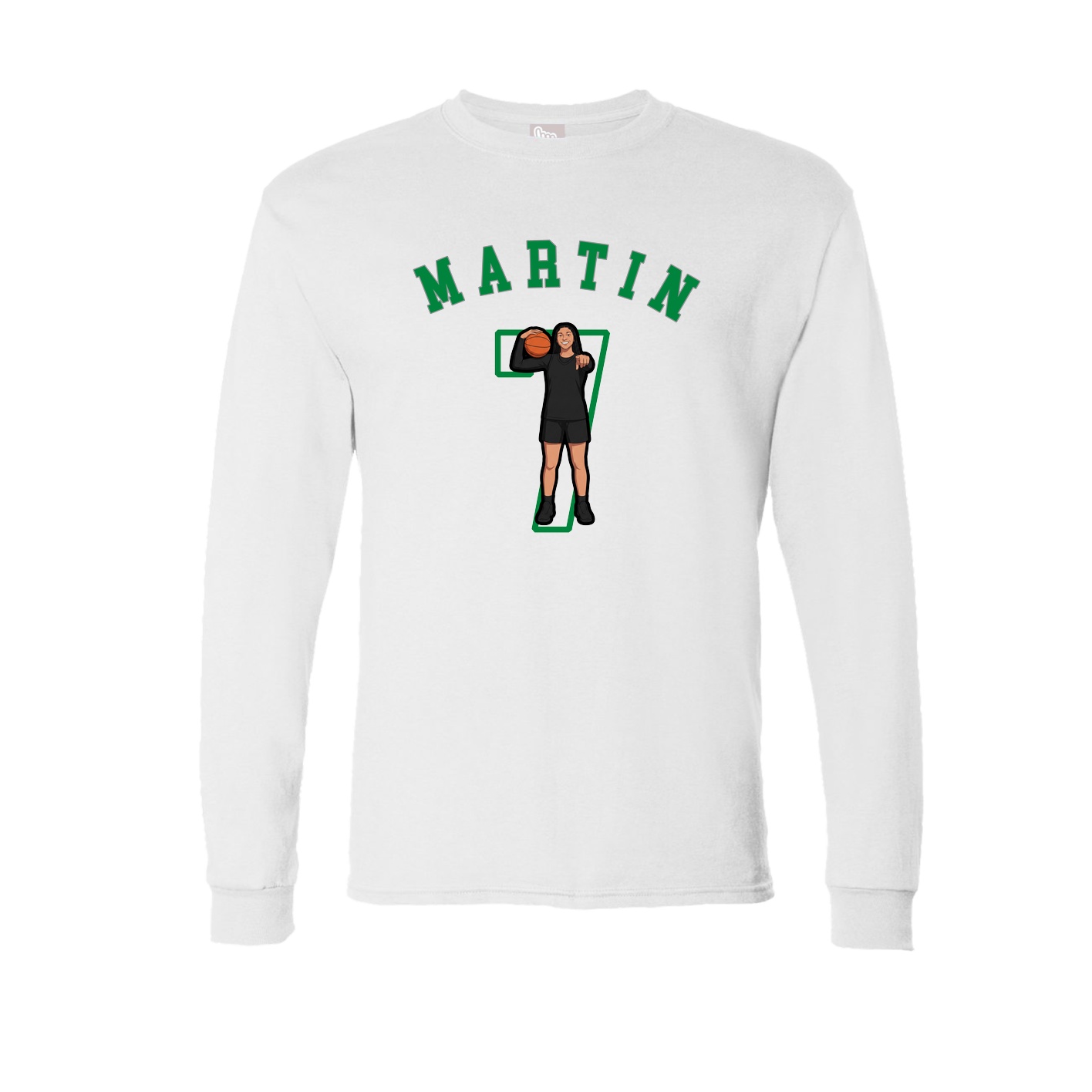 Long Sleeve Tee — Shirsey Arch in White
