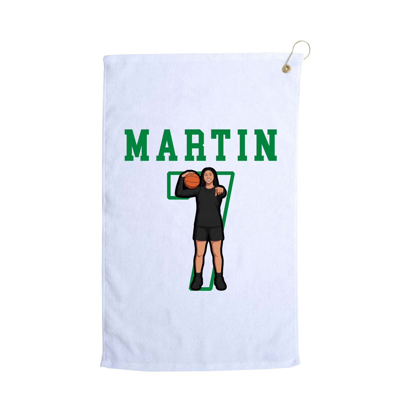 Golf Towel — Shirsey in White