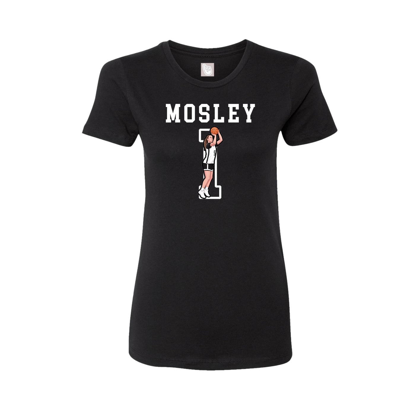 Fitted Women's Tee — Shirsey in Black