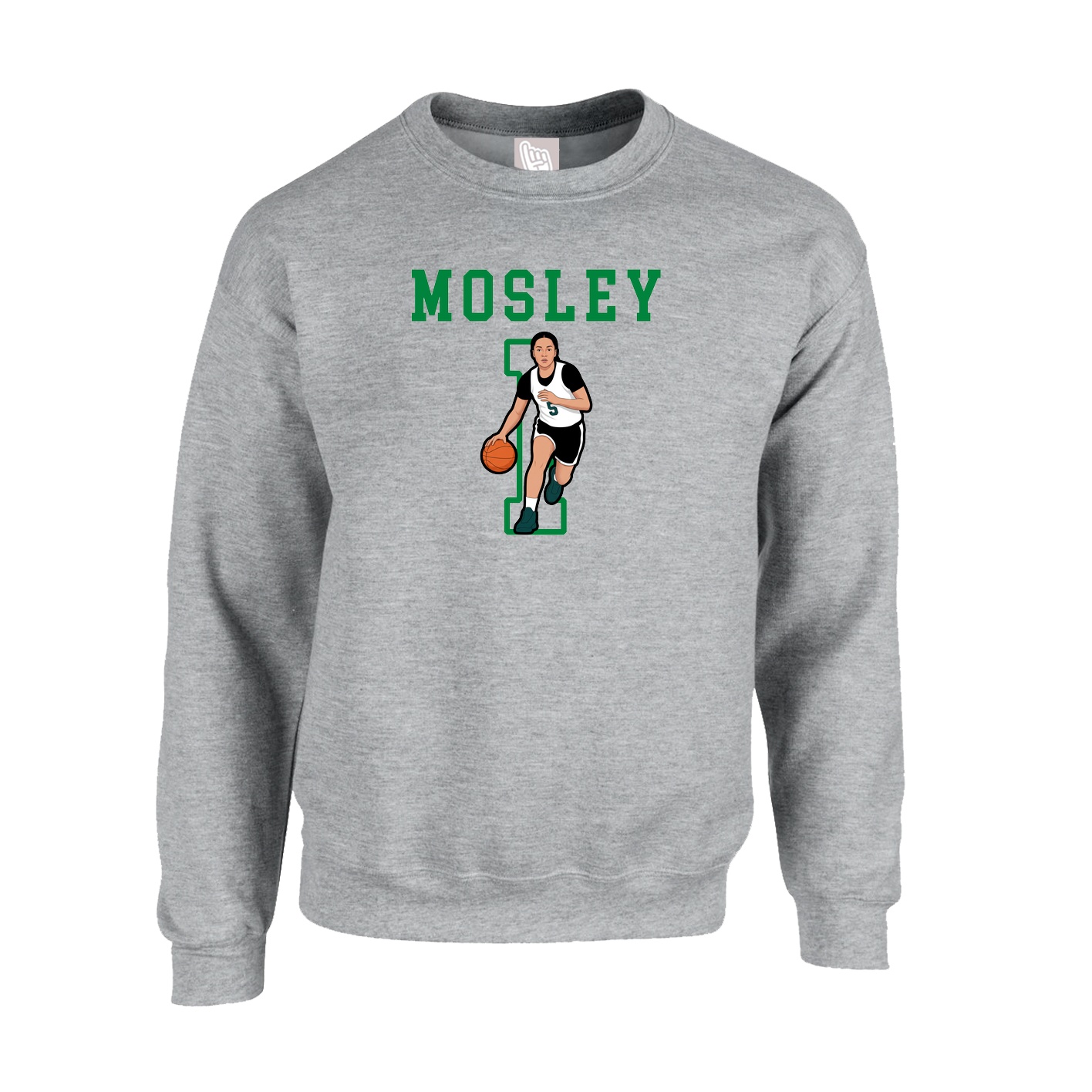 Fleece Crew — Shirsey in Grey