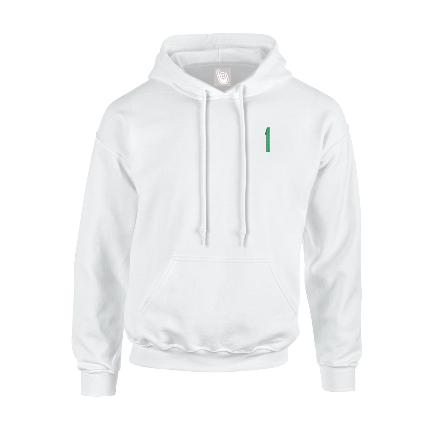 Youth Hoodie — Front Shirsy in White