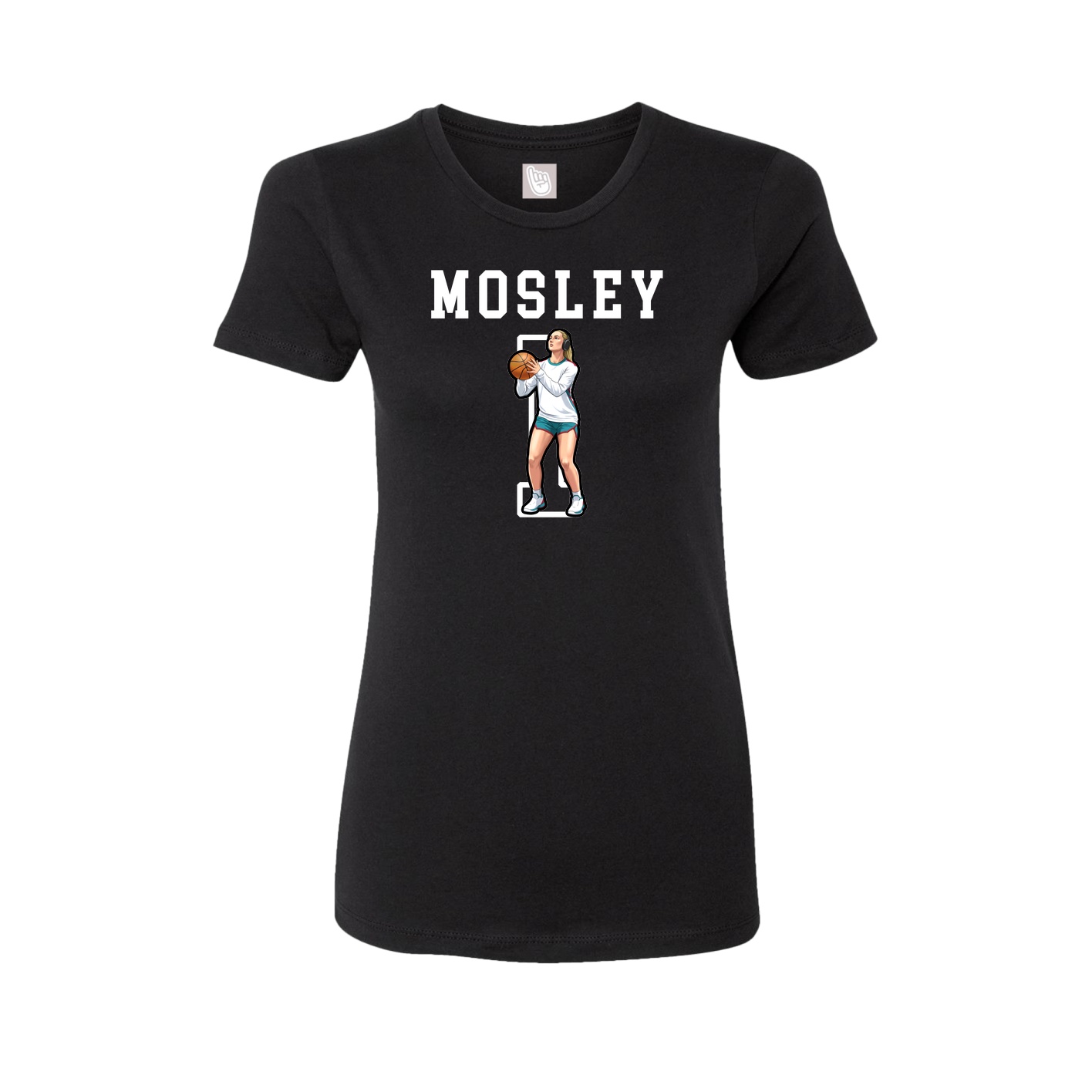 Fitted Women's Tee — Shirsey in Black