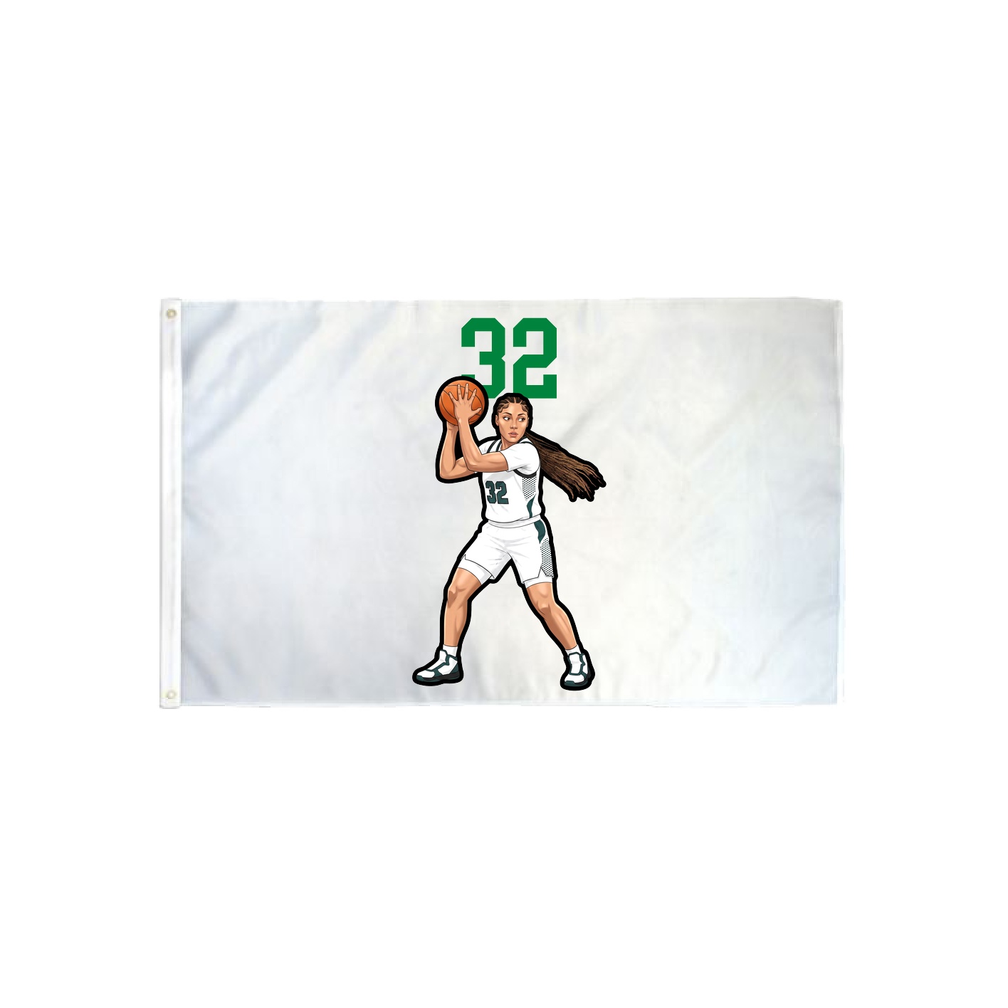 3x5 Flag — Number Top in Classic