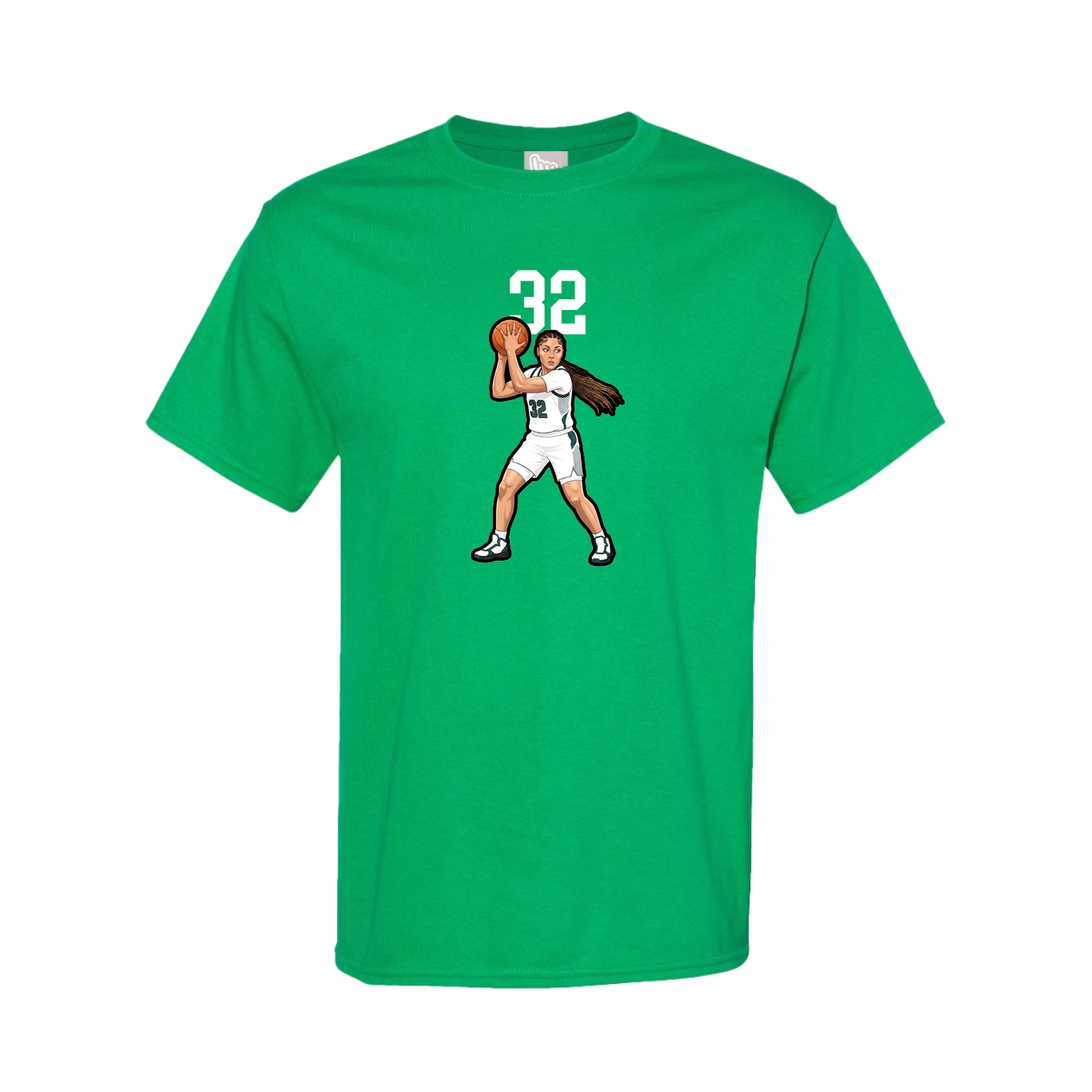 Tee — Number Top in Green