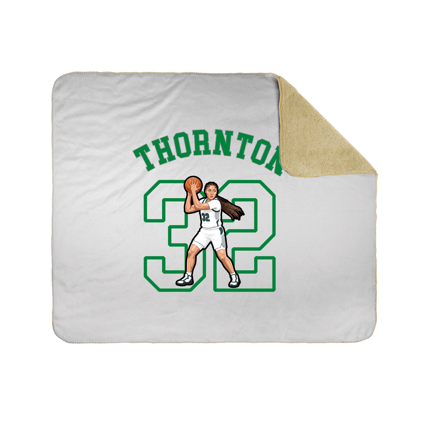 Throw Blanket — Shirsey Arch in White