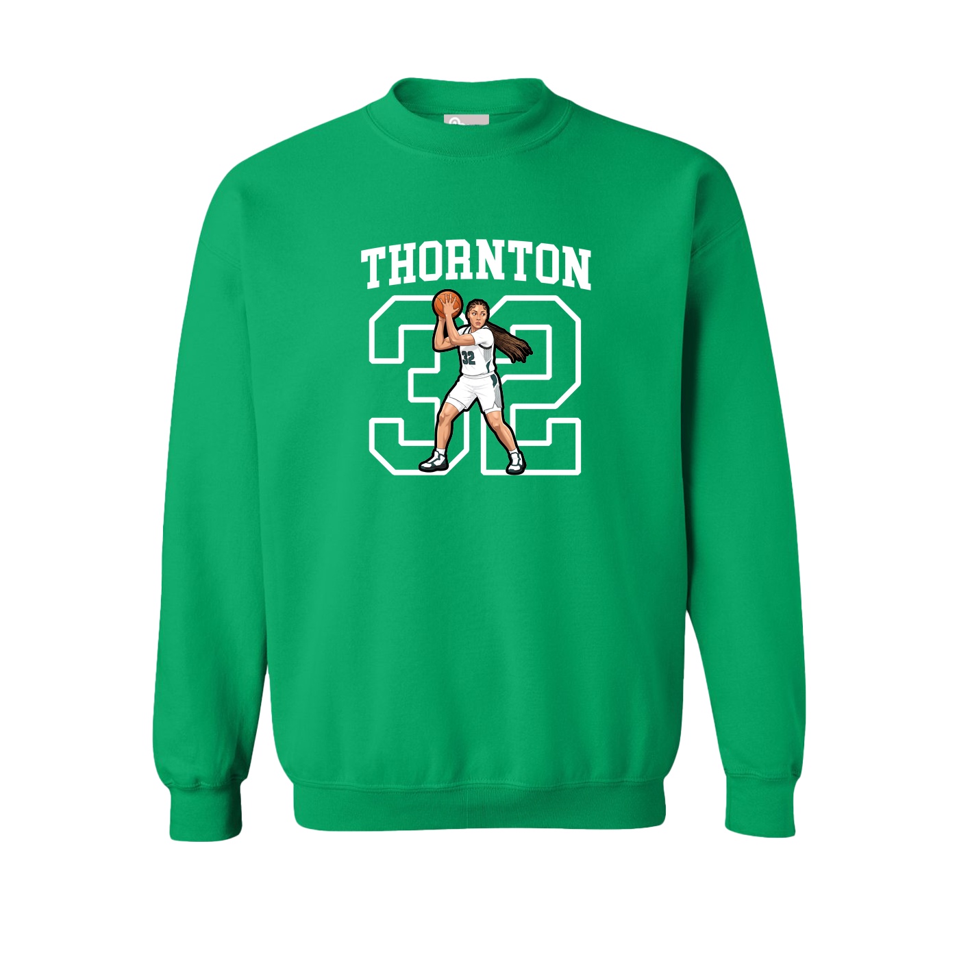 Fleece Crew — Shirsey in Green