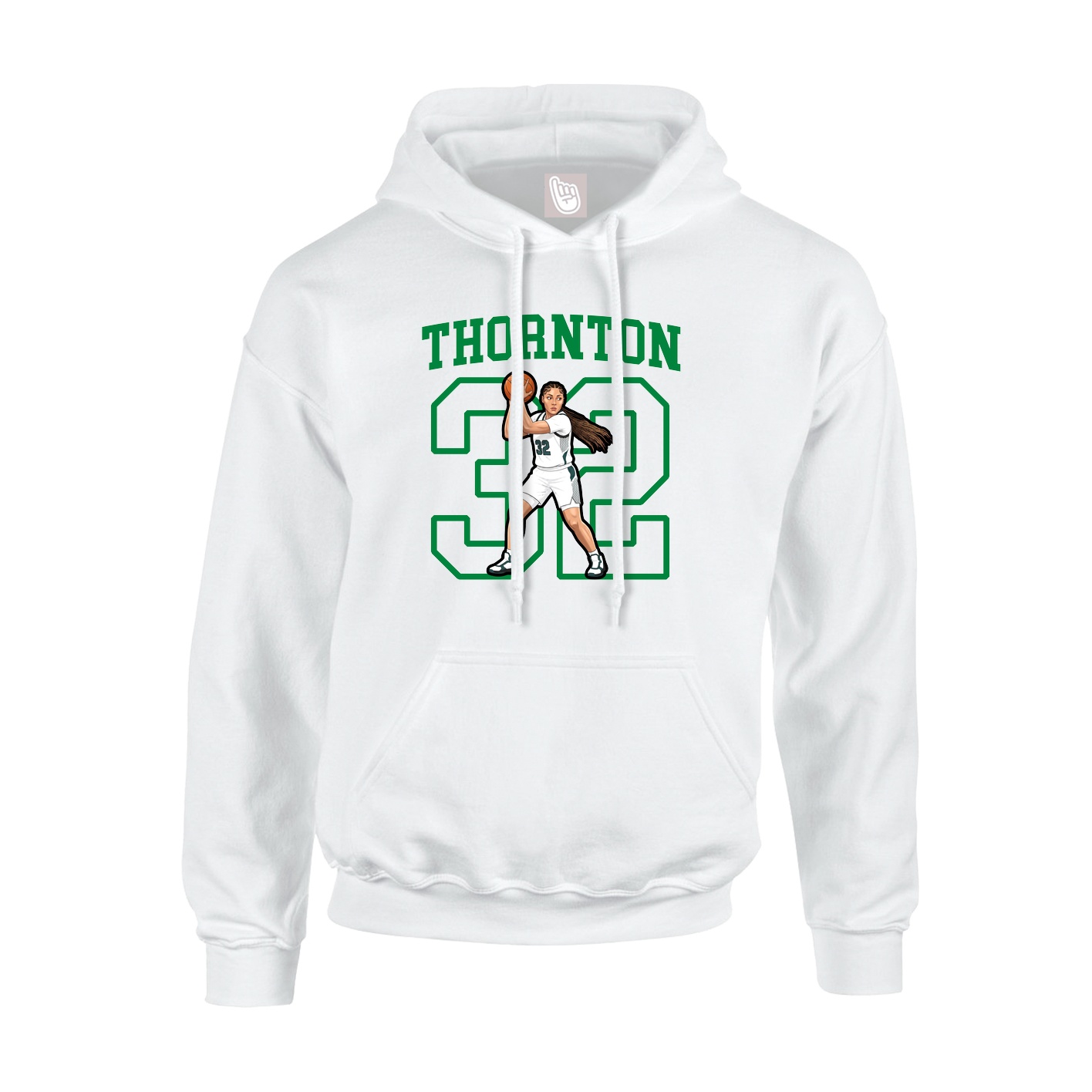 Youth Hoodie — Shirsey in White