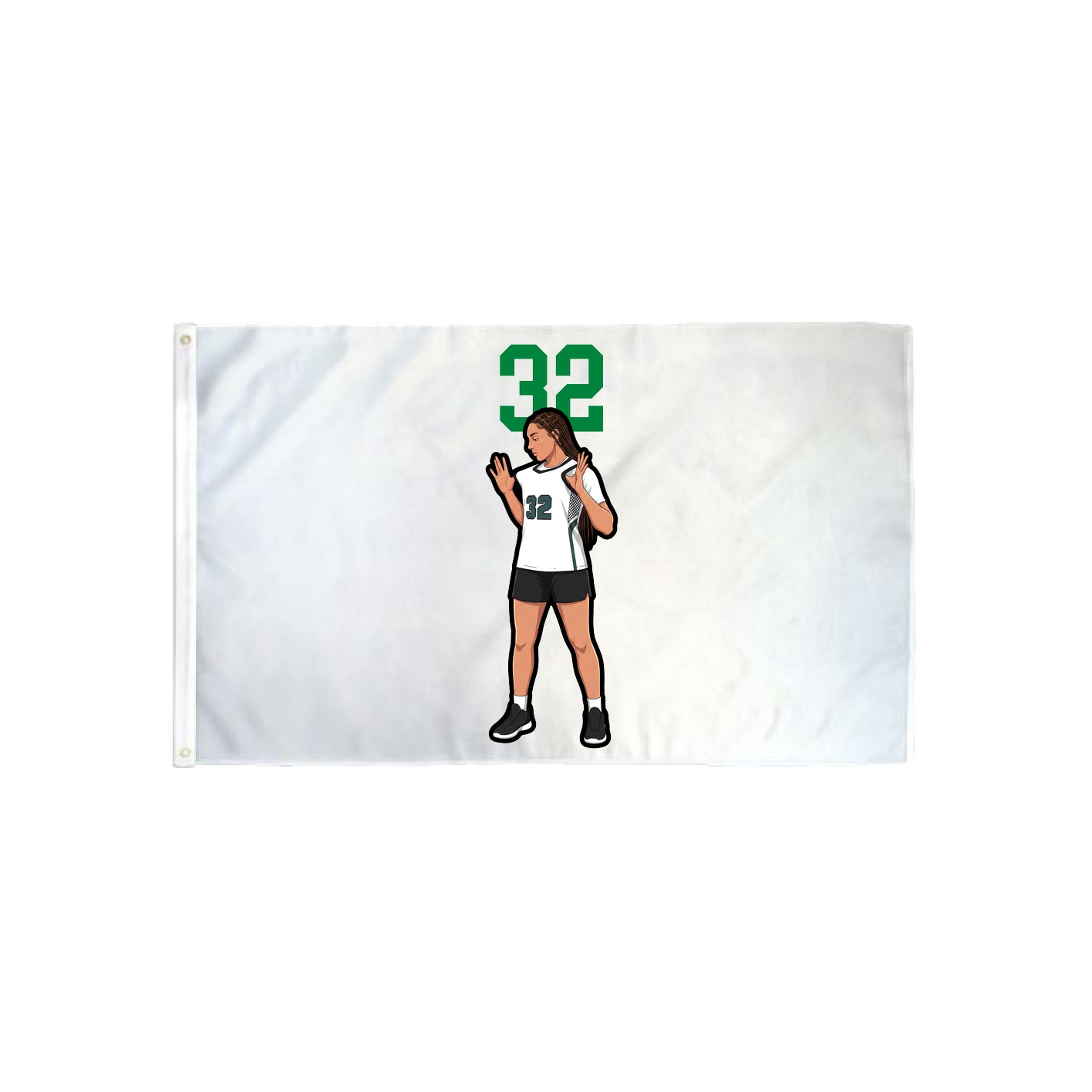 3x5 Flag — Number Top in Classic