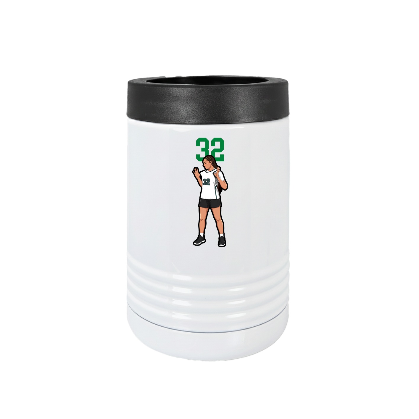 Beverage Holder — Number Top in White