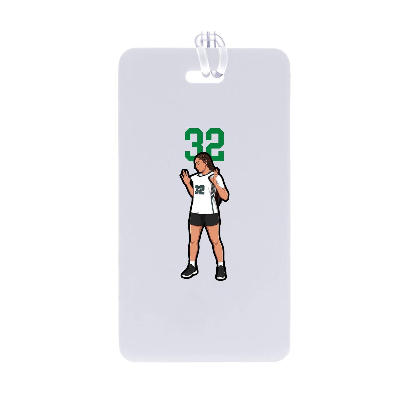 Bag Tag — Number Top in Classic